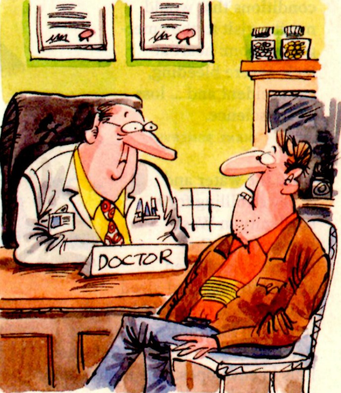 Funny Cartoon At The Doctors Office
